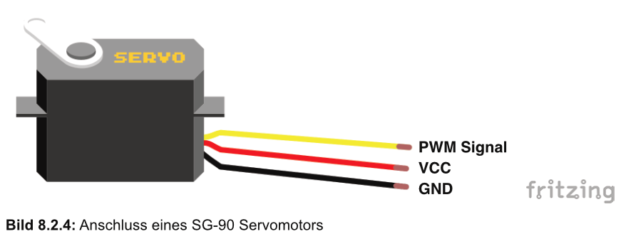SG90 Servo Anschluss