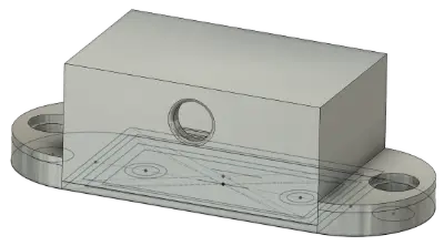 3D Modell Sensor Halterung